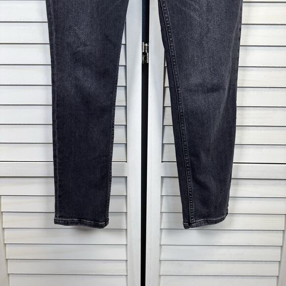 Reformation Jeans High and Skinny Crop Avalon Black Wash Pants Organic Size 28 - Picture 4 of 10